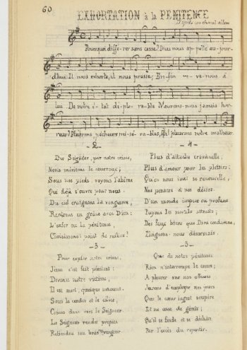 Exhoration à la pénitence Partitions gratuites